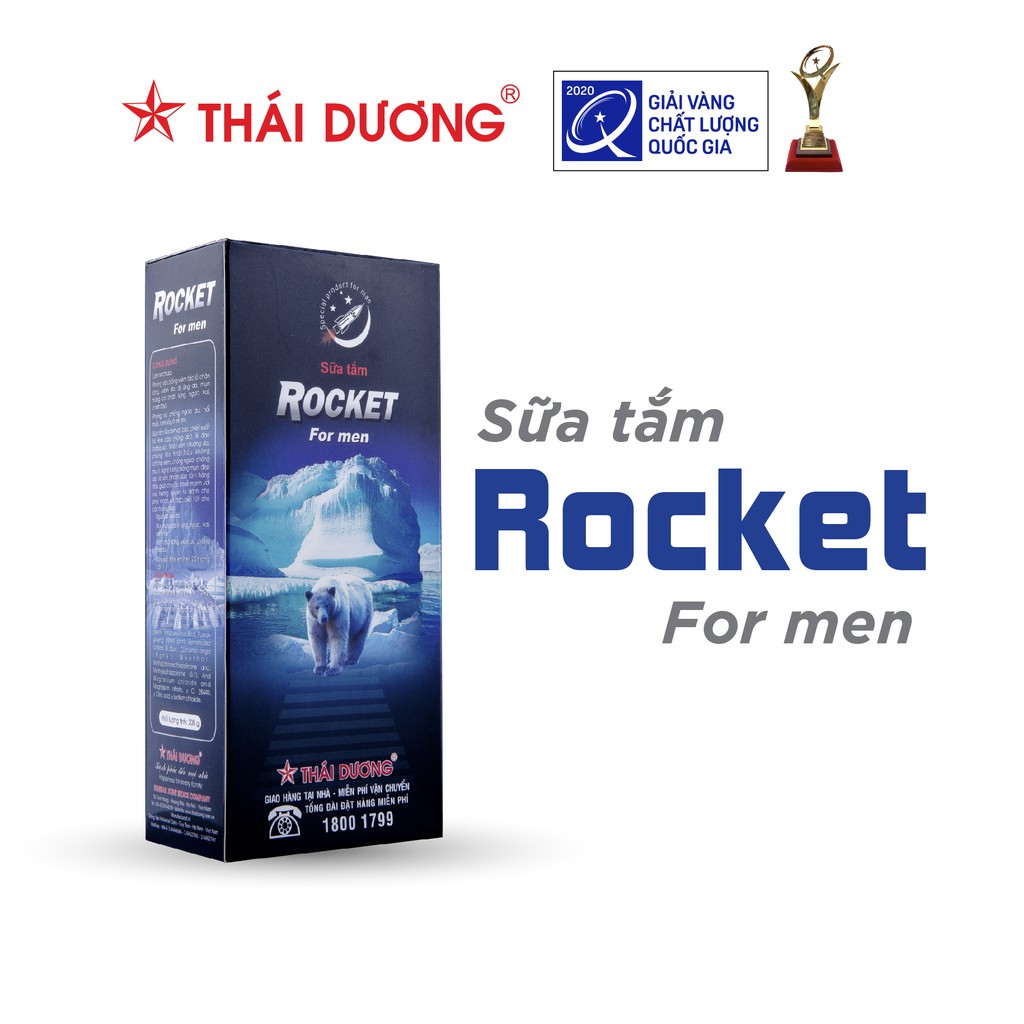Sữa tắm Rocket dành cho nam giới Sao Thái Dương 200g