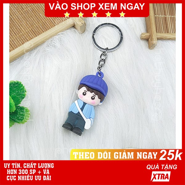 Móc khóa bé trai ✅ FREESHIP  Có video thật  Móc khóa bé trai dễ cưng cao 5cm - Phát Huy Hoàng