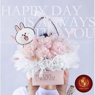 Túi xách đựng hoa happy day