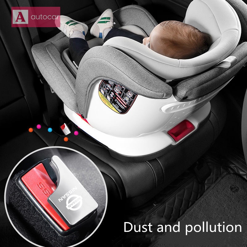 Chốt Khóa Dây Đai An Toàn Bằng Hợp Kim Nhôm Cho Xe Hơi Nissan J10 X-trail Qashqai Juke Leaf Micra Note Patrol