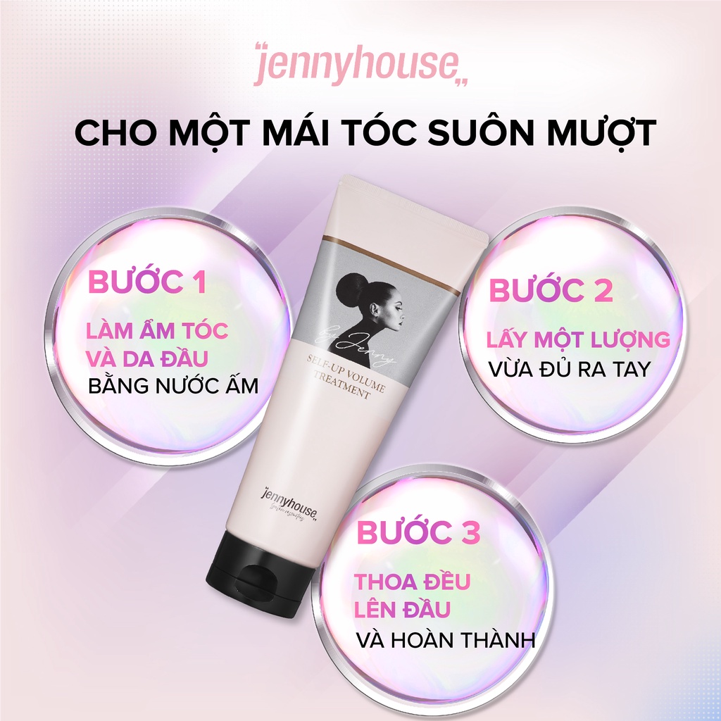 Dầu Xả Dưỡng Tóc JENNY HOUSE Self-Up Volume Treatment 230ml - Chăm Sóc Da Đầu, Cải Thiện Tóc Hư Tổn