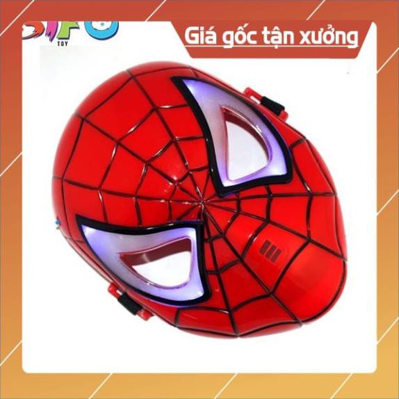 [Giá rẻ] [🏮Ưu đãi khủng toàn shop🏮] Đồ chơi cho bé Mặt nạ 3D có đèn siêu nhân Spider Man