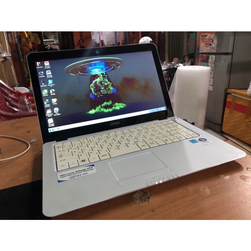 Laptop MSI Slim x340 Celeron 723 Ram 2G ssd 120G 13.4inch