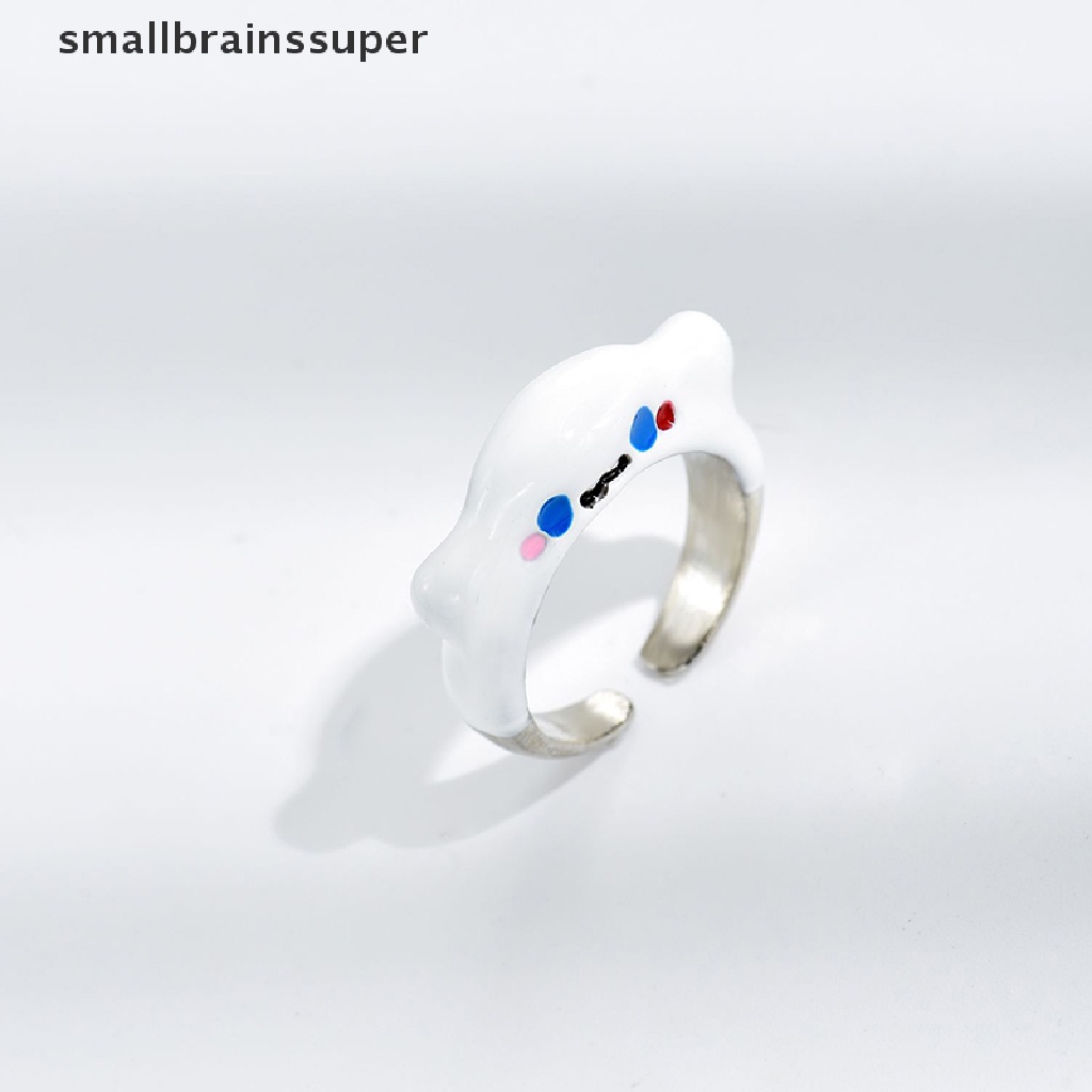 Smallbrainssuper Kawaii Sanriod Kt Cat Cinnamoroll Finger Ring Open Design Cute Fashion Jewelry SBS