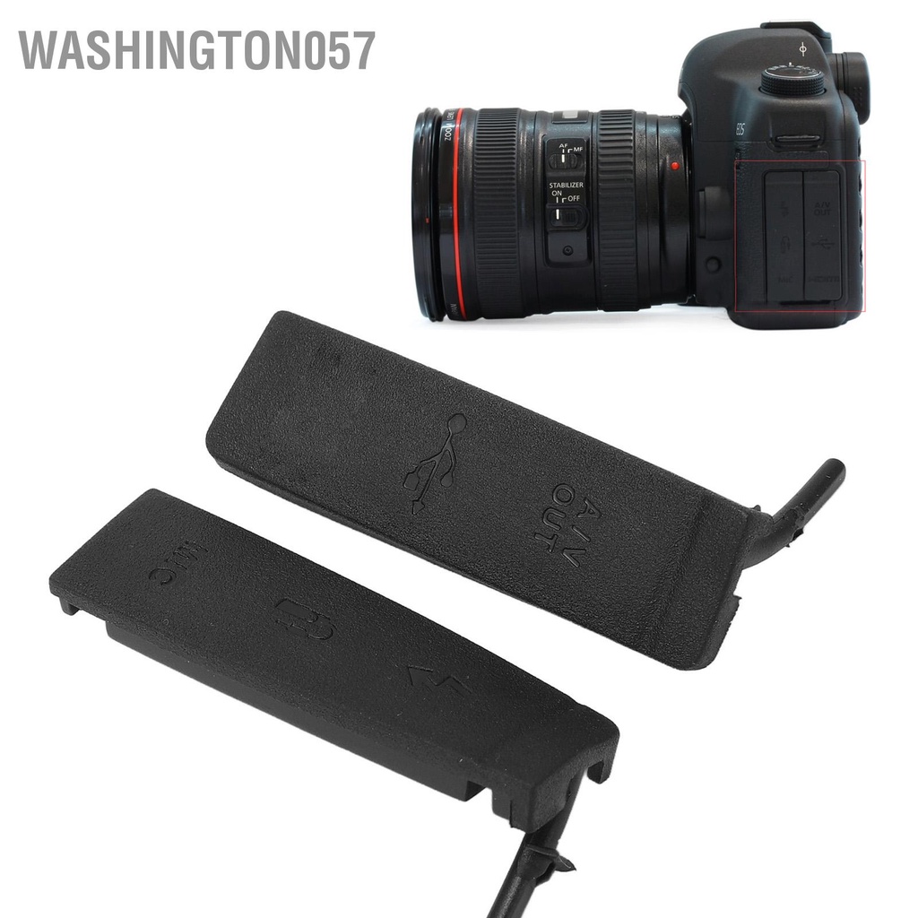 2 Nắp Cao Su Bảo Vệ Cổng Sạc USB Cho Máy Ảnh 5D2