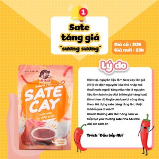 BÁNH TRÁNG CHẤM SATE CAY - Abi snack