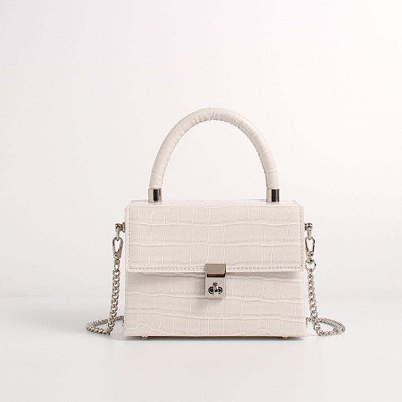 Túi Đeo Vai Vân Da Cá Sấu Thời Trang Dễ Phối Đồ Cho Bạn Gái