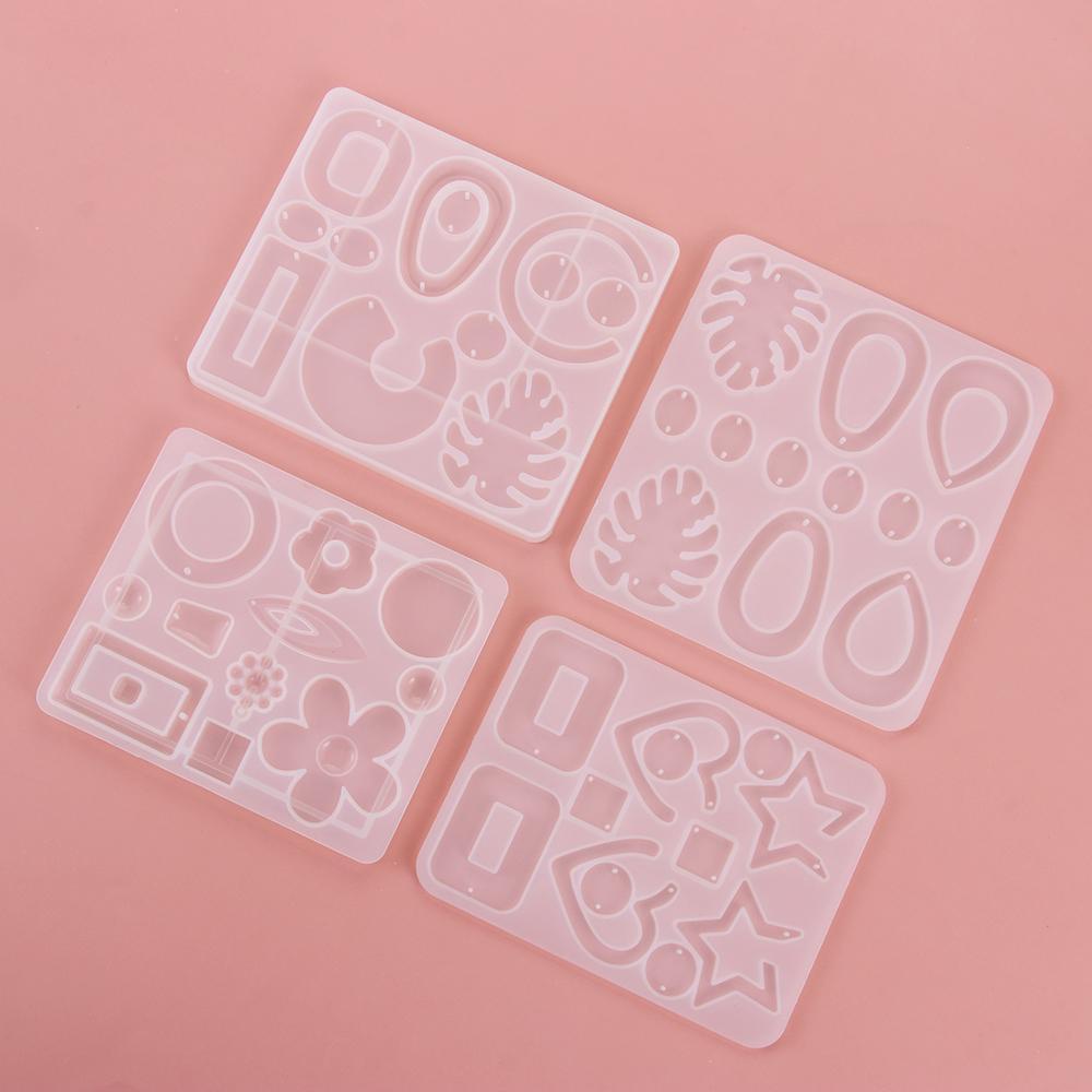 Khuôn Silicon Trong Suốt Thả Keo Làm Móc Khóa / Vòng cổ