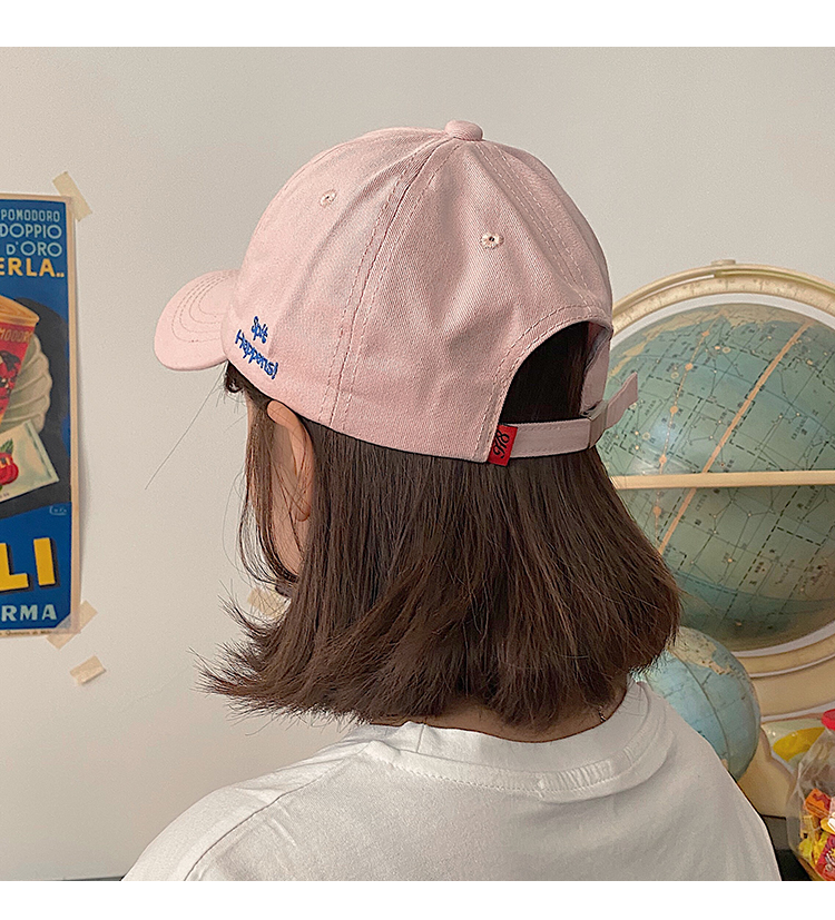 Mũ lưỡi trai thêu chữ phong cách đường phố