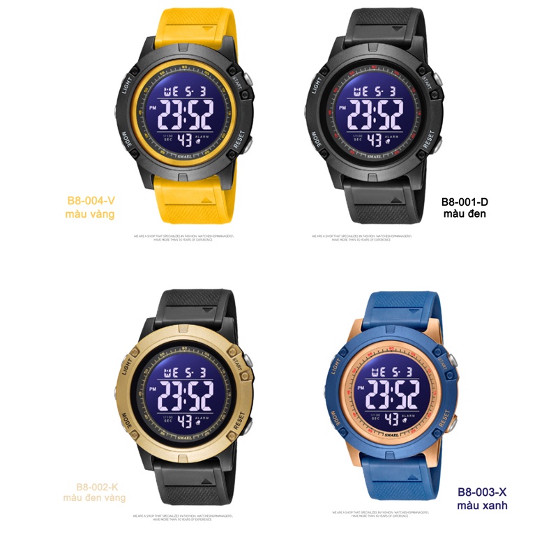 Đồng Hồ SMAEL Kĩ Thuật Số Chống Thấm Nước Có Đèn Nền EL Phong Cách Thể Thao Cho Nam | BigBuy360 - bigbuy360.vn