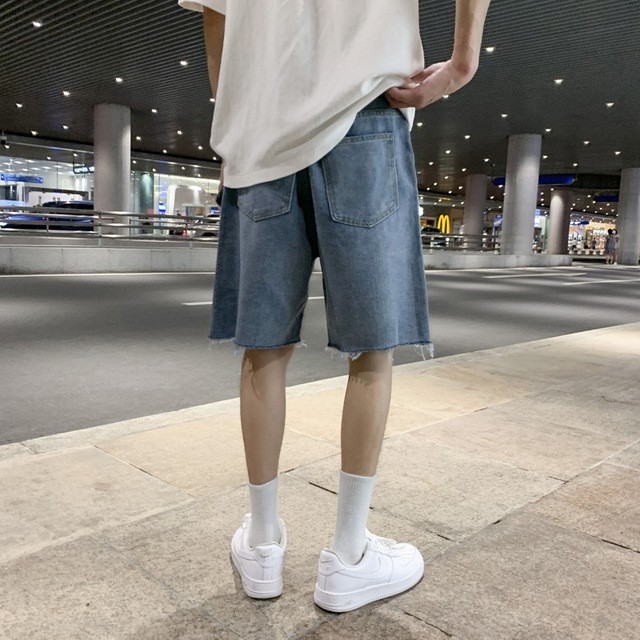 Quần short jean Kumikumi  - Quần Bò Lững ngắn Unisex nam nữ-Q14