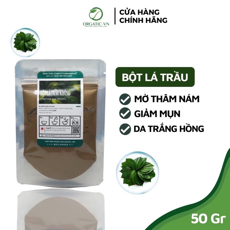 100grBột Trầu Không xông se khít vùng kín