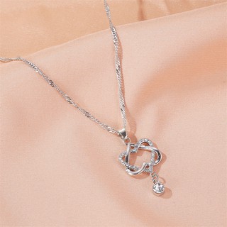 Concentric Love Pendant Necklace