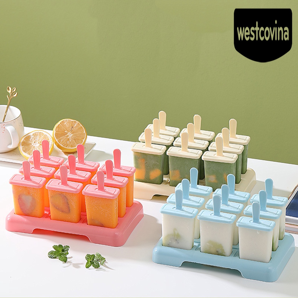 [Hot]☀ 1 Bộ Khuôn Làm Kem Bằng Nhựa Cấp Thực Phẩm Rộng Rãi Dùng Trong Xây Dựng Tiệc Tùng