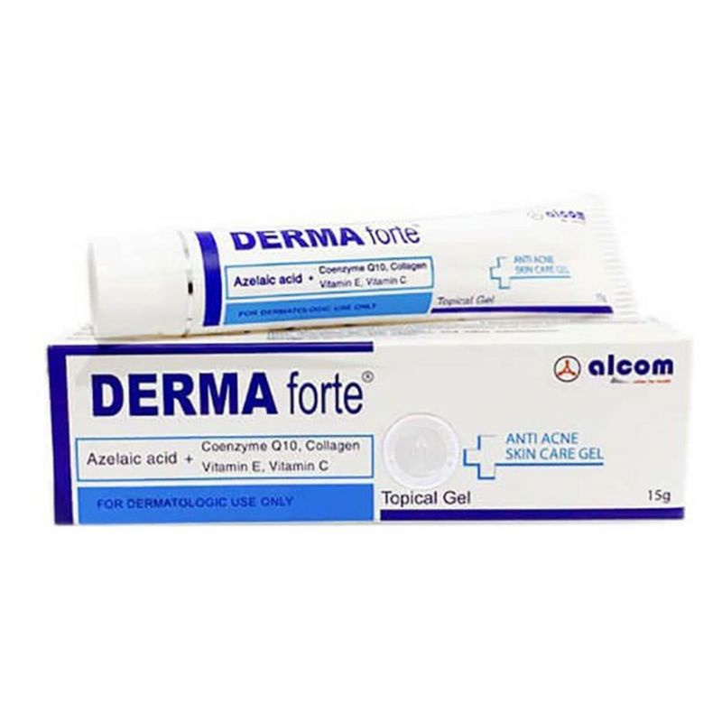 Gel giảm mụn mờ thâm Derma Forte 15g