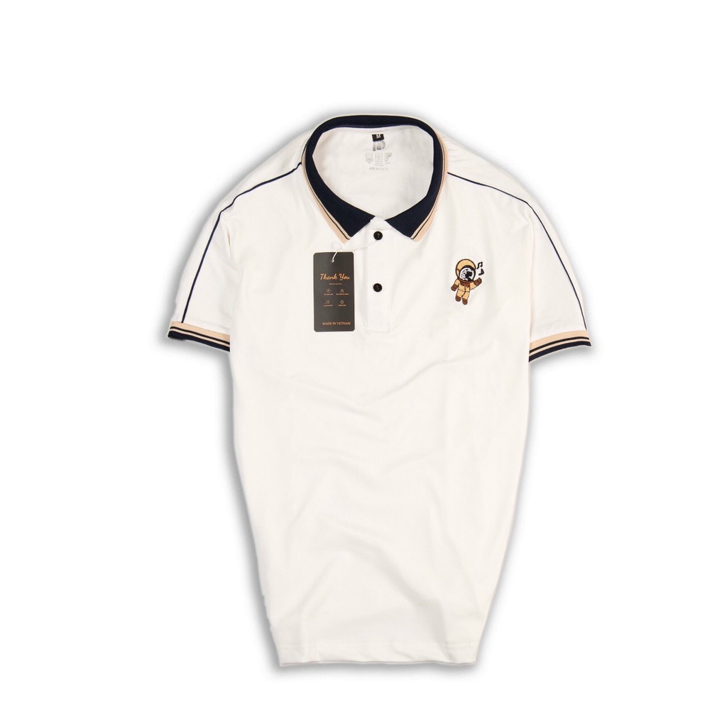 Áo Polo Nam cổ bẻ thêu phg thun basic cộc tay vải cá sấu cotton phong cách trẻ trung chuẩn form nhiều màu