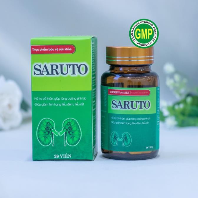 Viên uống SARUTO hỗ trợ BỔ THẬN TRÁNG DƯƠNG,giảm tình trạng xuất tinh sớm,rối loạn cương dương,đau lưng mỏi gôí tiểu đêm