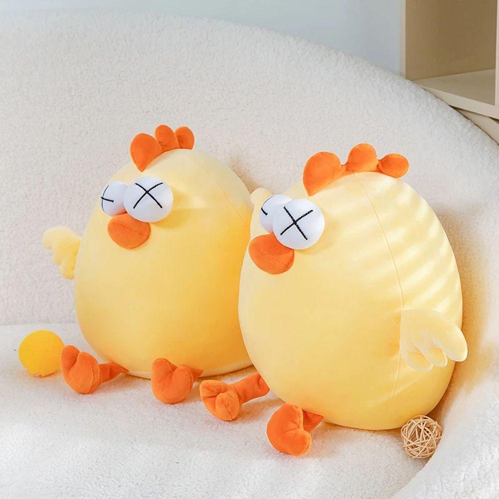 Đồ Chơi Nhồi Bông Hình Gà Đẻ Trứng Hoạt Hình Dành Cho Trẻ Em