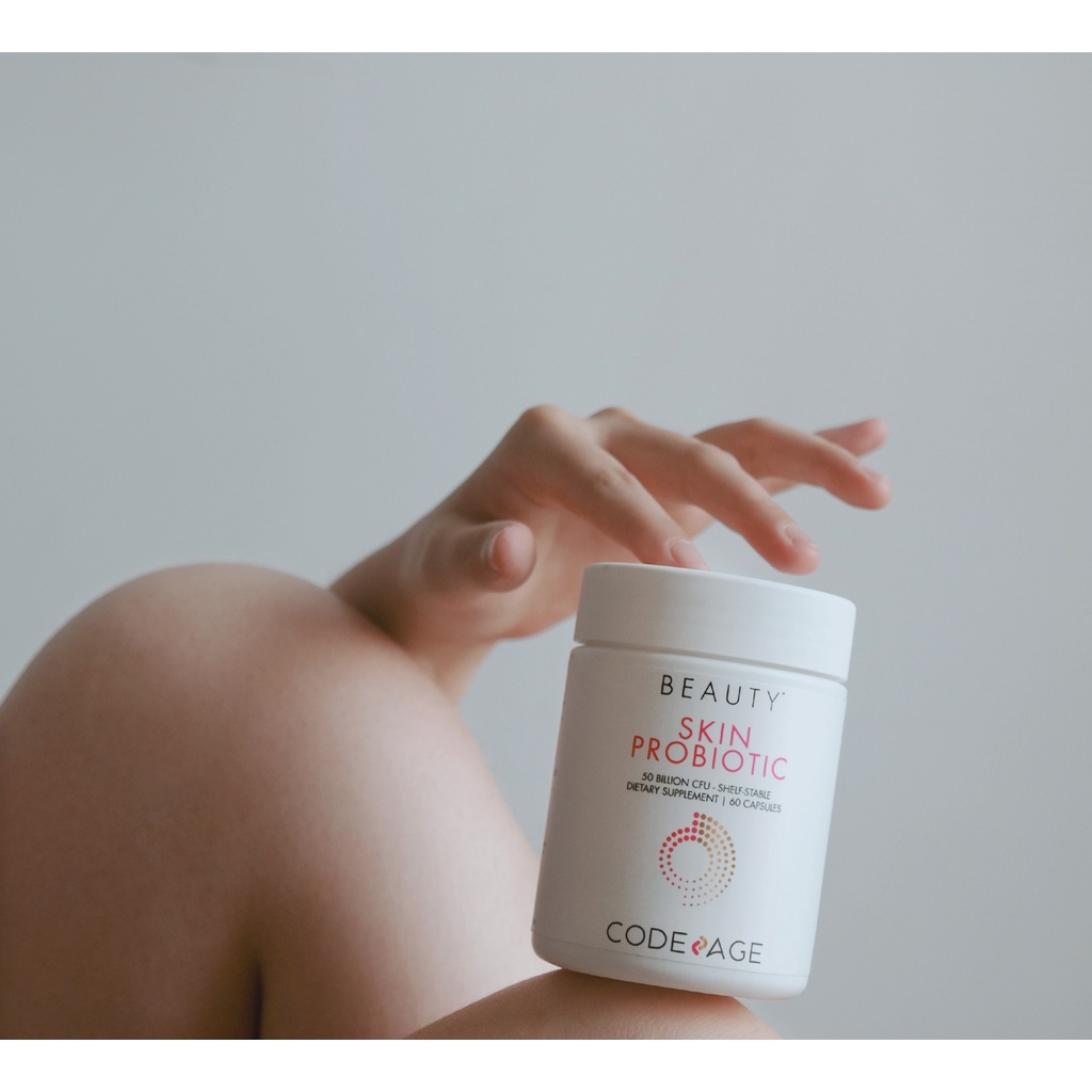 Viên uống lợi khuẩn CodeAge Skin Probiotic 60 viên - Hẻm Cosmetic