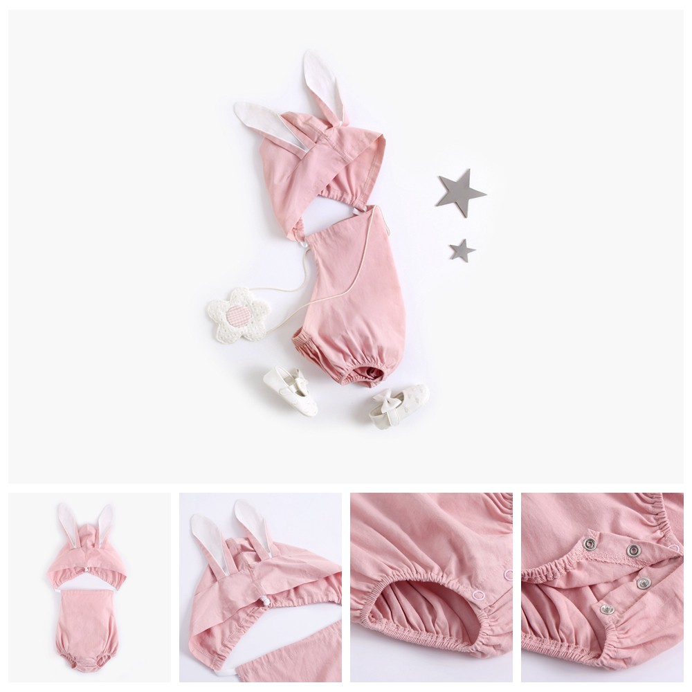 Bodysuit Sanlutoz bằng cotton phong cách thời trang cho bé (2 màu)