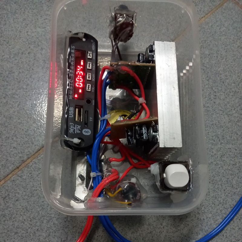 MÁY RAO BÁN HÀNG RONG 12V DC/ 2 IC LA 4440 ( BÁN BÁNH BAO , KEM ,RƠM ....)/ AMPLY BÁN HÀNG RONG CHẠY BÌNH 12V