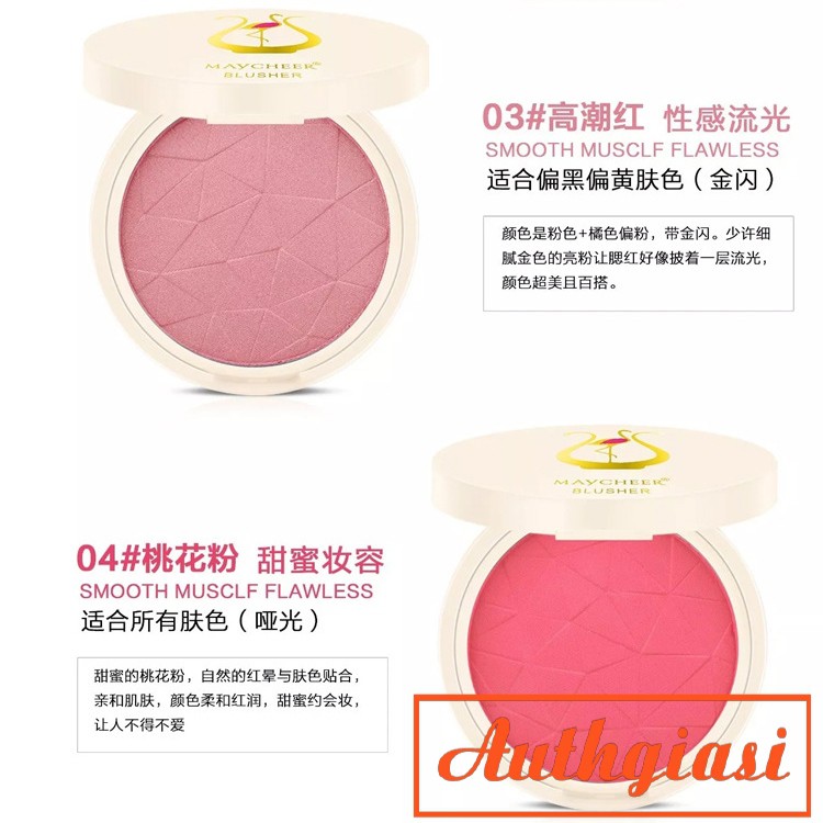 Phấn má Maycheer siêu xinh 8 màu kèm chổi tán mềm mịn với da | BigBuy360 - bigbuy360.vn