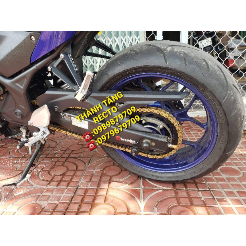 SÊN VÀNG 520 120L RECTO KHÔNG PHỐT DÙNG CHO Z300/MT03/R3/NINJA 300/400/REBEL 300/REBEL 500/CB300R/CBR300/CBR500