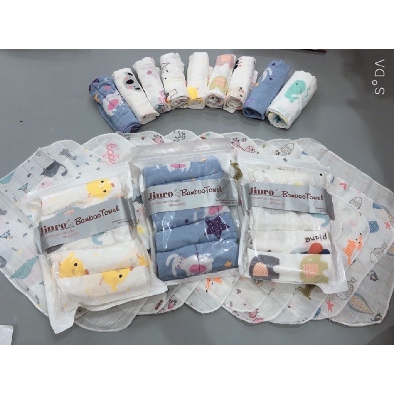 Khăn tắm,khăn ủ sợi tre Muslin Swaddle cho bé