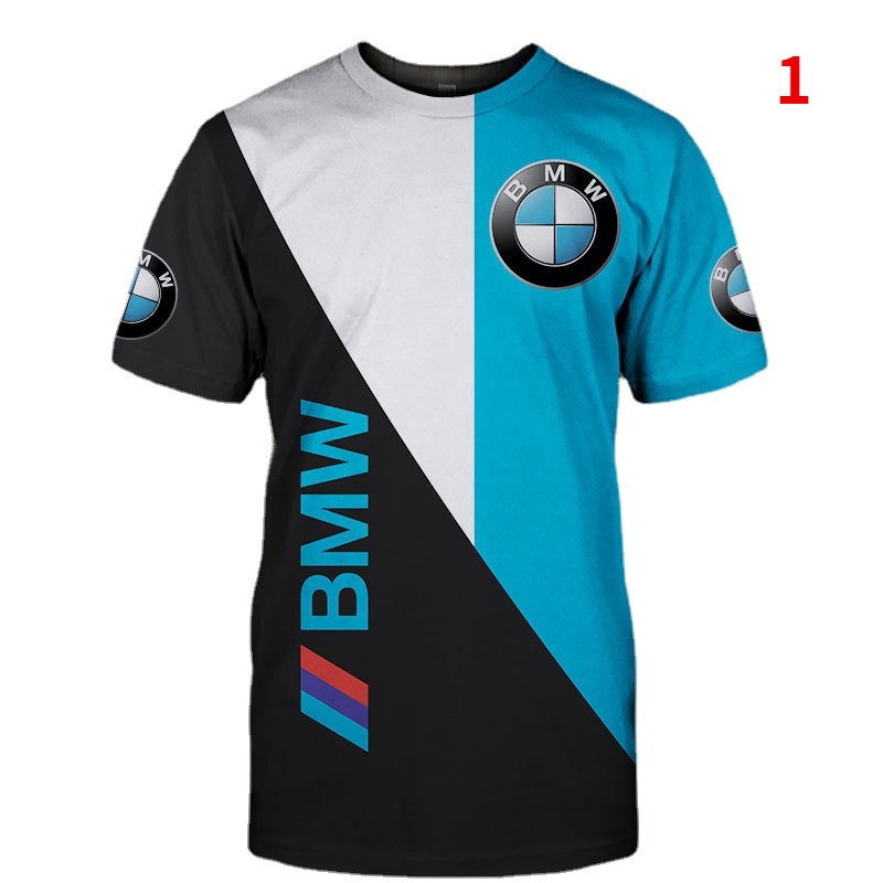 Áo Thun Thể Thao Tay Ngắn Thoáng Khí In Hình Logo BMW Benz 3D Kỹ Thuật Số Thời Trang Cho Nam 2022 xxs-6xl