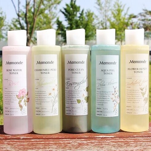 NƯỚC HOA HỒNG MAMONDE FLOWER WATER TONER đủ mùi - hoa hồng - diếp cá 250ml