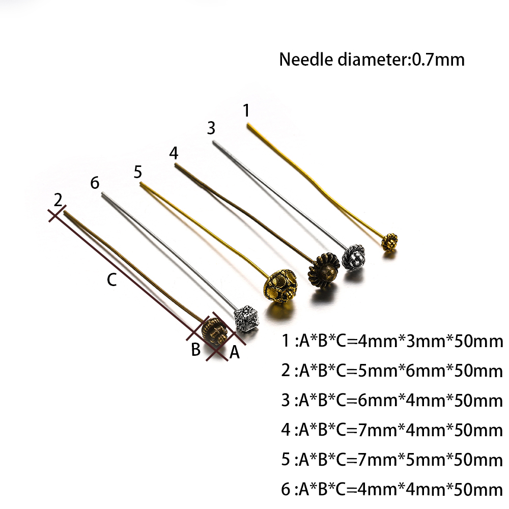 Set 20 Kim Gút 50mm Chuyên Dụng Làm Đồ Trang Sức 5.0