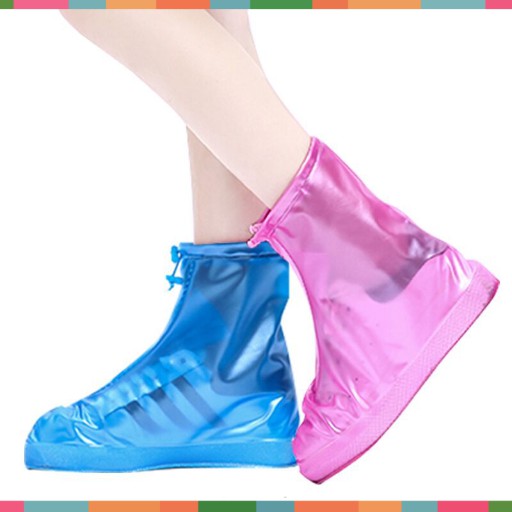 Ủng bọc giày đi mưa cổ cao CÓ ĐẾ CHỐNG TRƠN TRƯỢT loại cao cấp dùng cho cả nam và nữ