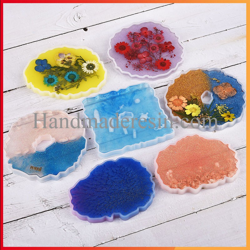 Khuôn Silicon Hình Chữ Nhật - Hướng Dẫn Làm Khay Trà, Hoa Quả Trang Trí