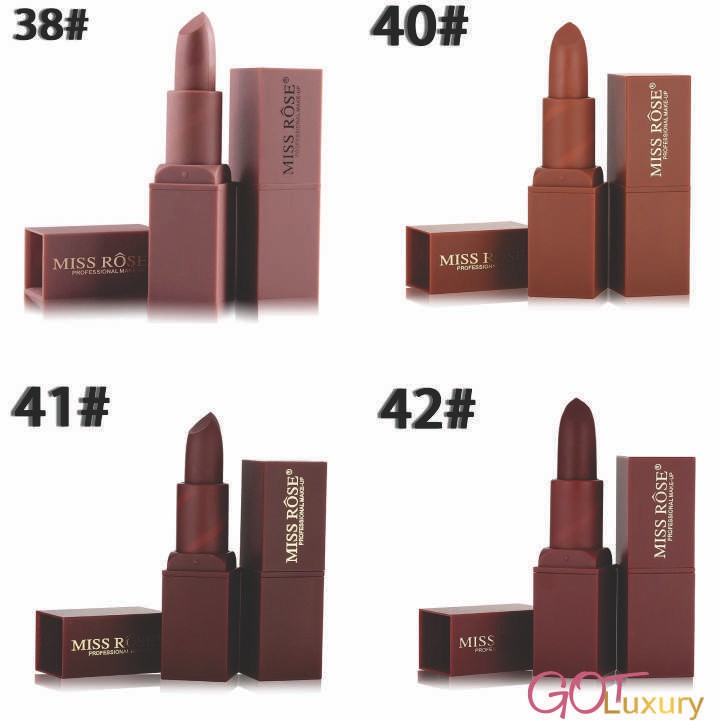 Son Môi Lì Miss Rose Matte Vỏ Vuông Siêu Mịn Như Nhung - 1977 Cosmetic | BigBuy360 - bigbuy360.vn