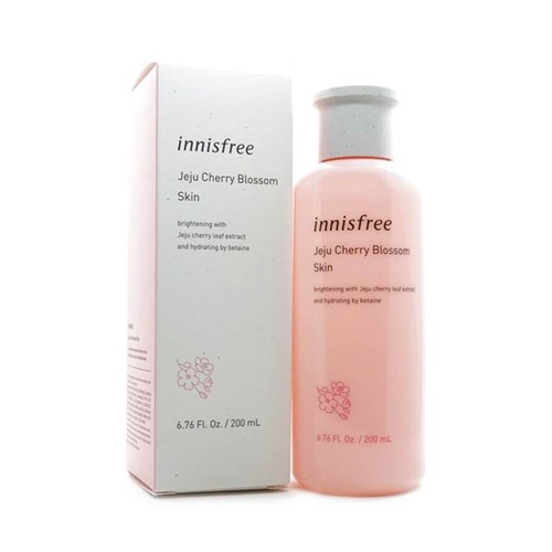 Nước Hoa Hồng Innisfree Jeju Cherry Blossom Skin Dưỡng Ẩm, Dưỡng Trắng Da