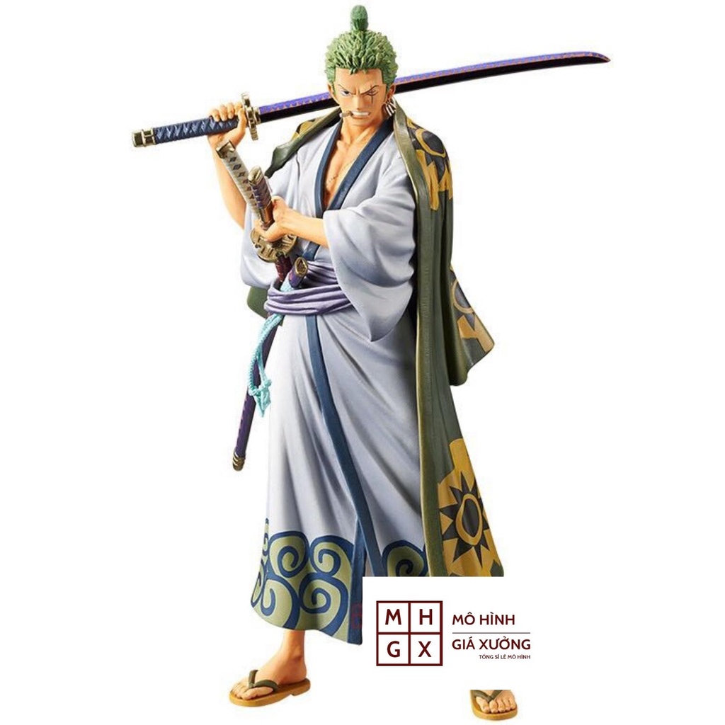 Mô Hình Roronoa Zoro ở Vương quốc Wano Cao 19cm -Tượng Figure One Piece