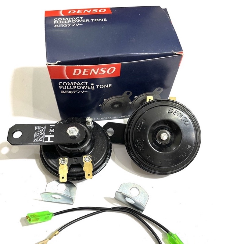 Còi đĩa Denso gắn ô tô-xe máy.Cắm như zin (Giá 1 Đôi)