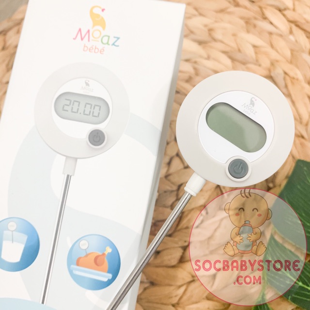 Nhiệt kế đo nhiệt độ sữa Moaz BéBé MB020