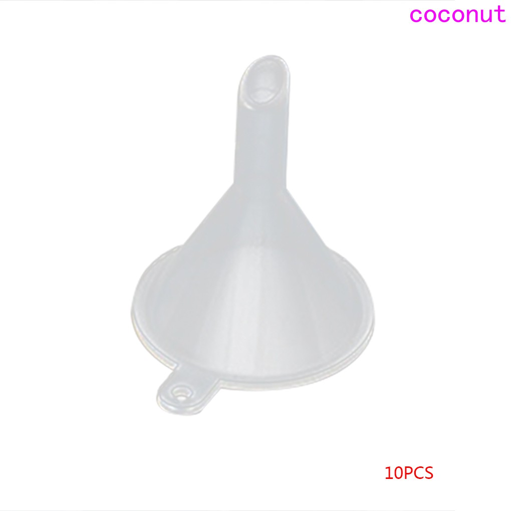 10pcs Small Plastic Mini Bottle for Perfume Diffuser Liquid Oil Funnels Lab