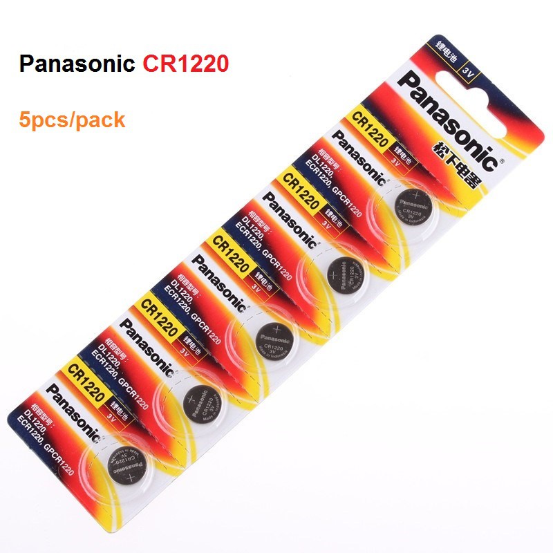 Pin cúc Panasonic CR2032 / CR2025 / CR2016 / CR1220 vỉ 5 viên