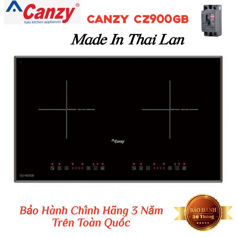 Bếp Từ Đôi Nhập Khẩu Nguyên Chiếc Thái Lan CANZY CZ900GB