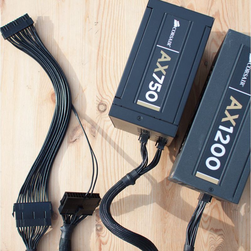 Power Supply Splitter, PSU 24 20+4 Pin ATX Motherboard Extension Cable Dual 24-P | BigBuy360 - bigbuy360.vn