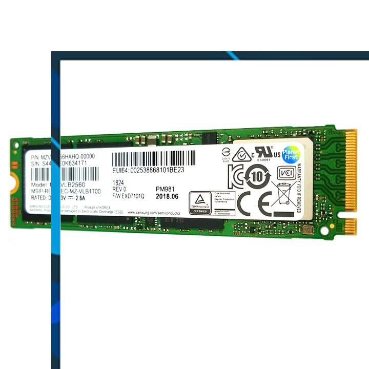 Ổ cứng SSD M.2 2280 PCIe NVMe Samsung PM981 256GB - bảo hành 3 năm