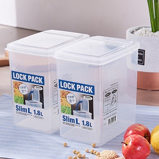 Hộp đựng thực phẩm SANADA Nhật Bản nắp mở đứng 1.2L, 1.8L, 2.6L nhựa PP cao cấp, an toàn cho sức khỏe