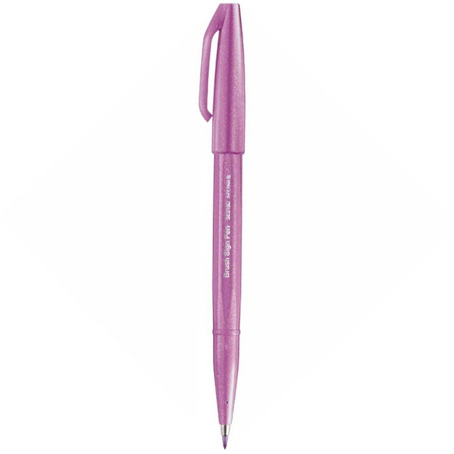 Bút Lông Màu Nước Pentel SES15C-P2 - Tím Hồng