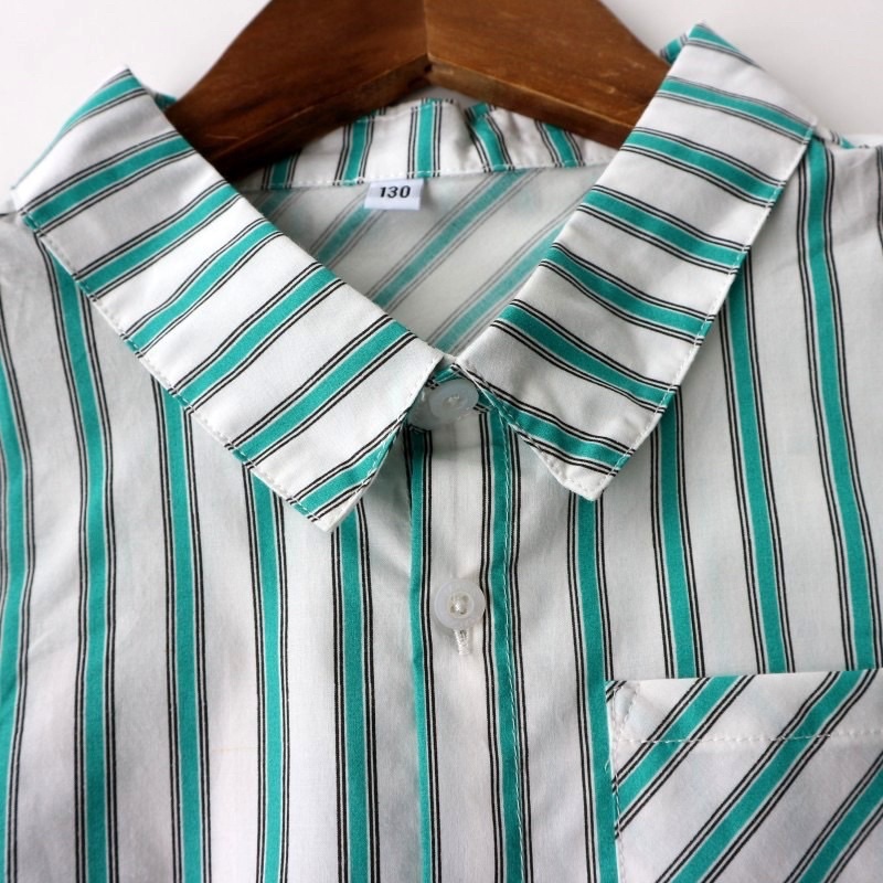 Áo sơ mi trẻ em  Áo cộc tay cotton chất mát 0622