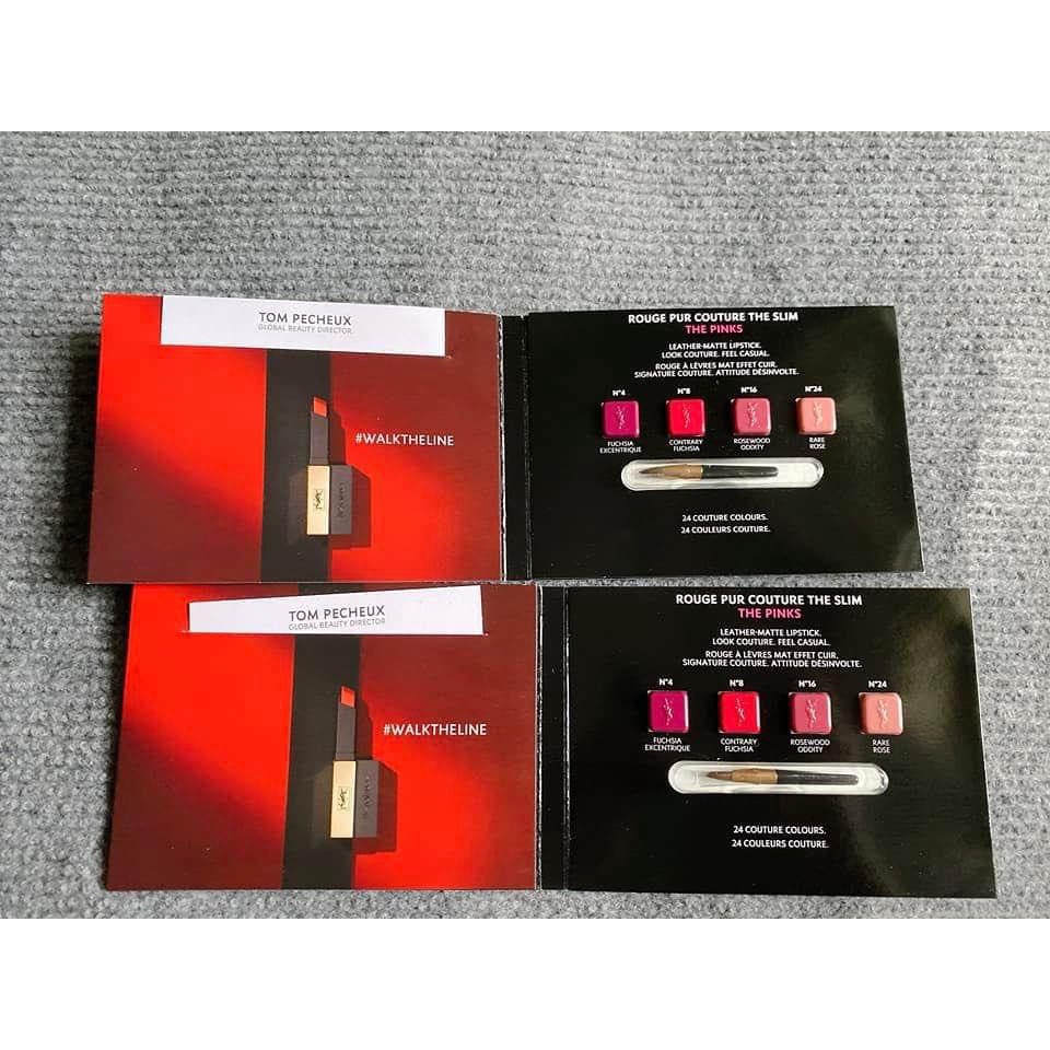 Mẫu thử son các hãng