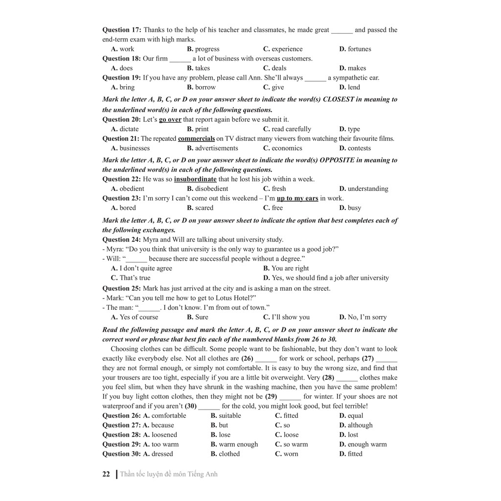 Sách - Thần tốc luyện đề Tiếng Anh 2021 ôn luyện thi THPT Quốc gia | BigBuy360 - bigbuy360.vn