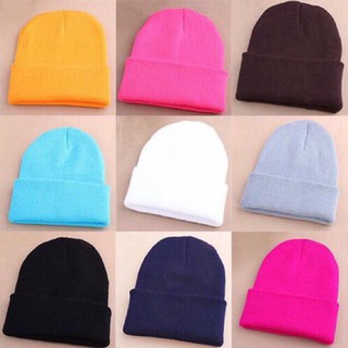 Mũ len beanie dáng dài nhiều màu