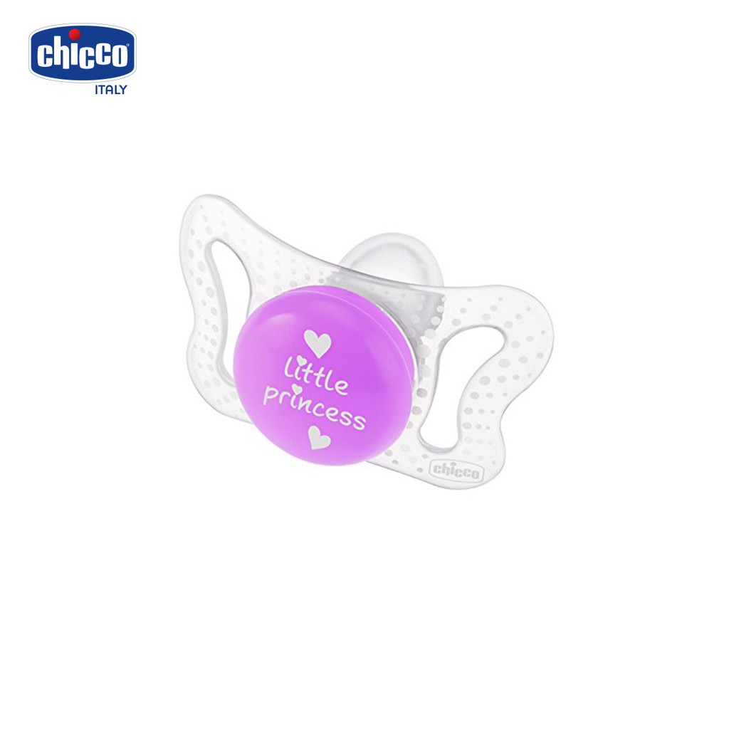 Bộ 2 ty ngậm chuyên biệt cho trẻ sơ sinh Chicco Micro Công chúa nhí